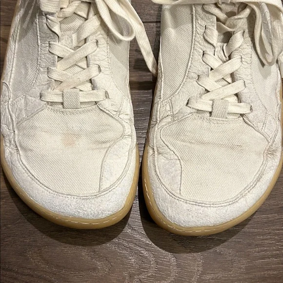 Vivobarefoot Gobi Sneaker II Canvas Limestone & Gum • Men’s 12 EU 45 some wear - Picture 4 of 6